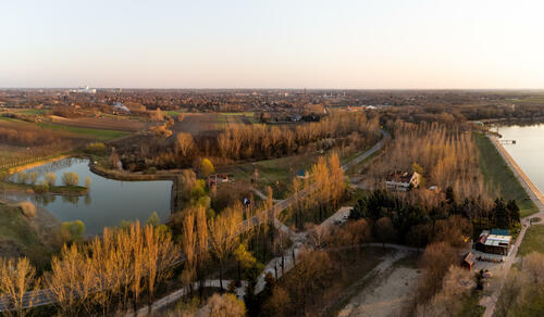 Cityscape of Topola